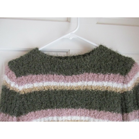 Freshman 1996 Womens Juniors Multicolor Soft Long Sleeve Pullover Sweater Size L - Picture 2 of 6